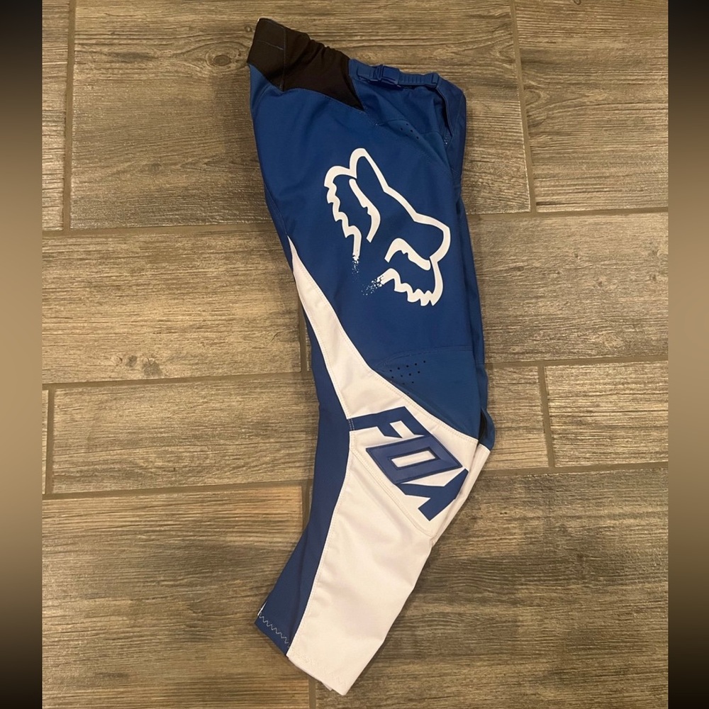 BOYS FOX RACING 180 LUX BLUE PANTS